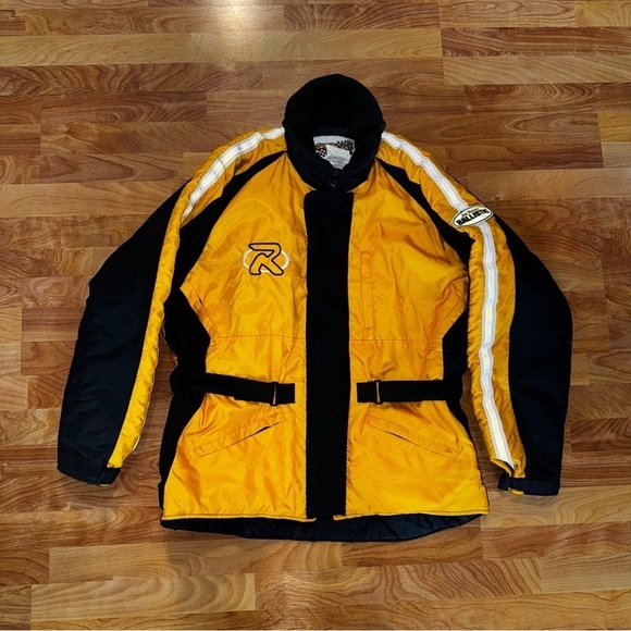 Joe Rocket Other - Vintage Joe Rocket Ballistic Black/Yellow Winter Snow Jacket Light Speed Mens XL
